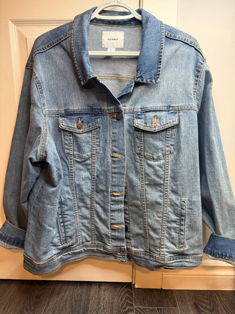Old Navy Blue Denim Jean Jacket β XXL